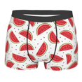 thumbnail image 5 of Uemuo Watermelon Pattern Men's Boxer Briefs,Trunk Anti-Chafing,Comfortable, Durable, and Stylish Underwear-Small, 5 of 9