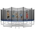 thumbnail image 1 of 16 FT Trampoline with Safe Enclosure Net, 1000 lbs Capacity for Kids Teens Adults, Recreational Fitness Trampoline with Waterproof Jump Mat Ladder for Indoor Outdoor Backyard Park Kindergarten, 1 of 7