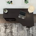 thumbnail image 6 of Cabot Modern 60W Corner Desk with File Drawer and Storage Shelves in Espresso Oak, 6 of 8