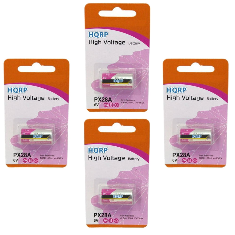 HQRP 4Pack 6Volt Battery for Mamiya 645 Pro TL / RZ67 PRO II, Pentax