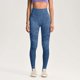 thumbnail image 3 of MKLEKYY Pantalones deportivos para mujer, nuevos pantalones de yoga ahuecados sin costuras, lavados, esmerilados, de cintura alta, ajustados, para deportes y fitness para mujer., 3 of 4