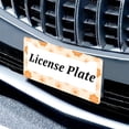 thumbnail image 6 of 2PC Sunflower Retro License Plate Prame Aluminum Rust-Proof Auto Parts License Plate Decorative Screws Fit Standard 2 Holes 1 U.S. License Plate, 12.2x 6.3 Inch, 6 of 7