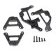 thumbnail image 4 of Monturas de choque delanteras y traseras para coche RC para Axial SCX10 III 1:10 Reemplazo No. AXI231017, aluminio ligero Negro Yotijar Soporte de choque trasero delantero RC, 4 of 10