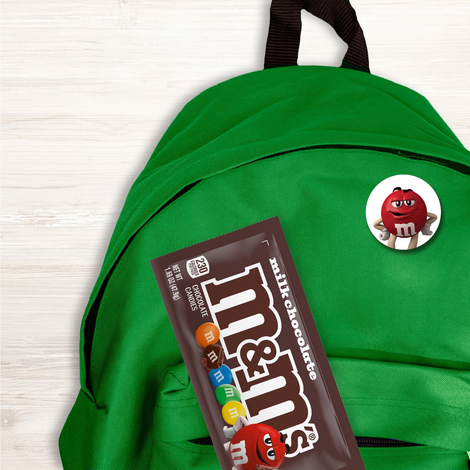 M&M's Milk Chocolate Candy, Full Size - 1.69 oz Bag