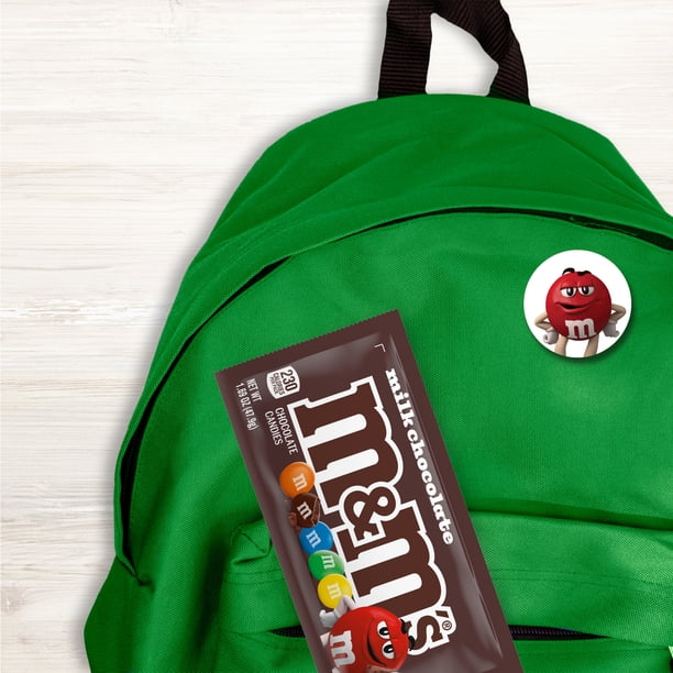 M&M's Milk Chocolate Candy, Full Size - 1.69 oz Bag - Walmart.com