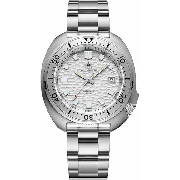 ADDIESDIVE Men's Automatic Diver Watch with Japan NH35 Movement, 200M Water Resistant, Sapphire Crystal & BGW9 Lume