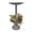 Gray, variant on Ornate Round Cast Aluminum Metal 35-in Bird Bath Planter Vase Combo