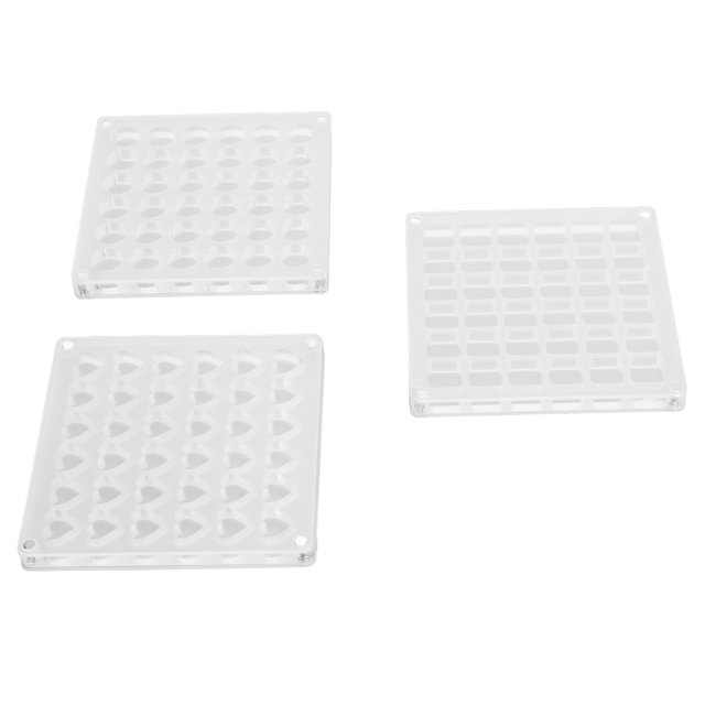 Seashell Display Box, Stones Holder Transparent Acrylic Decorative Seashell Starfish Trinket Portable 36 Grids for Jewelry