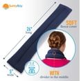 thumbnail image 3 of Sunnybay Microwave Heating Pad for Neck and Shoulders, 26-Inch Long, Hot or Cold Therapy Pack, Blue, 3 of 7