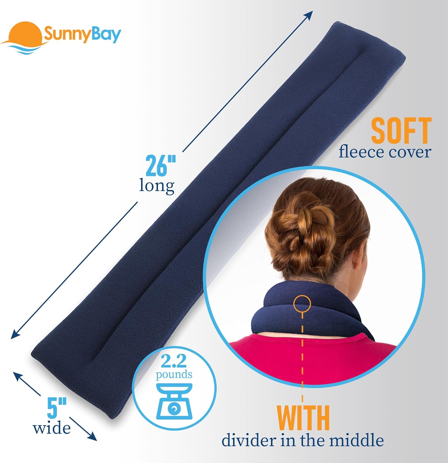 Sunnybay Microwave Heating Pad For Neck And Shoulders 26" photo 2