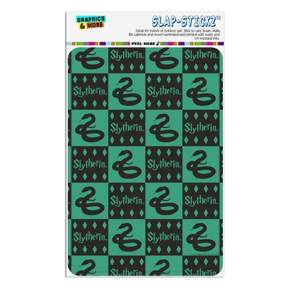 Harry Potter Slytherin Pattern Home Business Office Sign