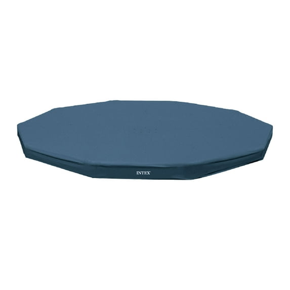 Open Box Intex 12' Round Frame Set Easy Swimming Pool Debris Cover | 28031E