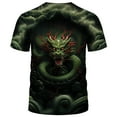 thumbnail image 2 of WHNBCW Mythology Chinese Dragon T-Shirt Funny Anime Graphic Tee Shirt, 2 of 7