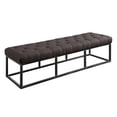 thumbnail image 3 of Serta Danes Tufted Bench with Iron Legs, 3 of 7