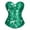 Green, variant on Grebrafan Corset Christmas Women Plus Size Cosplay Bustier Green M