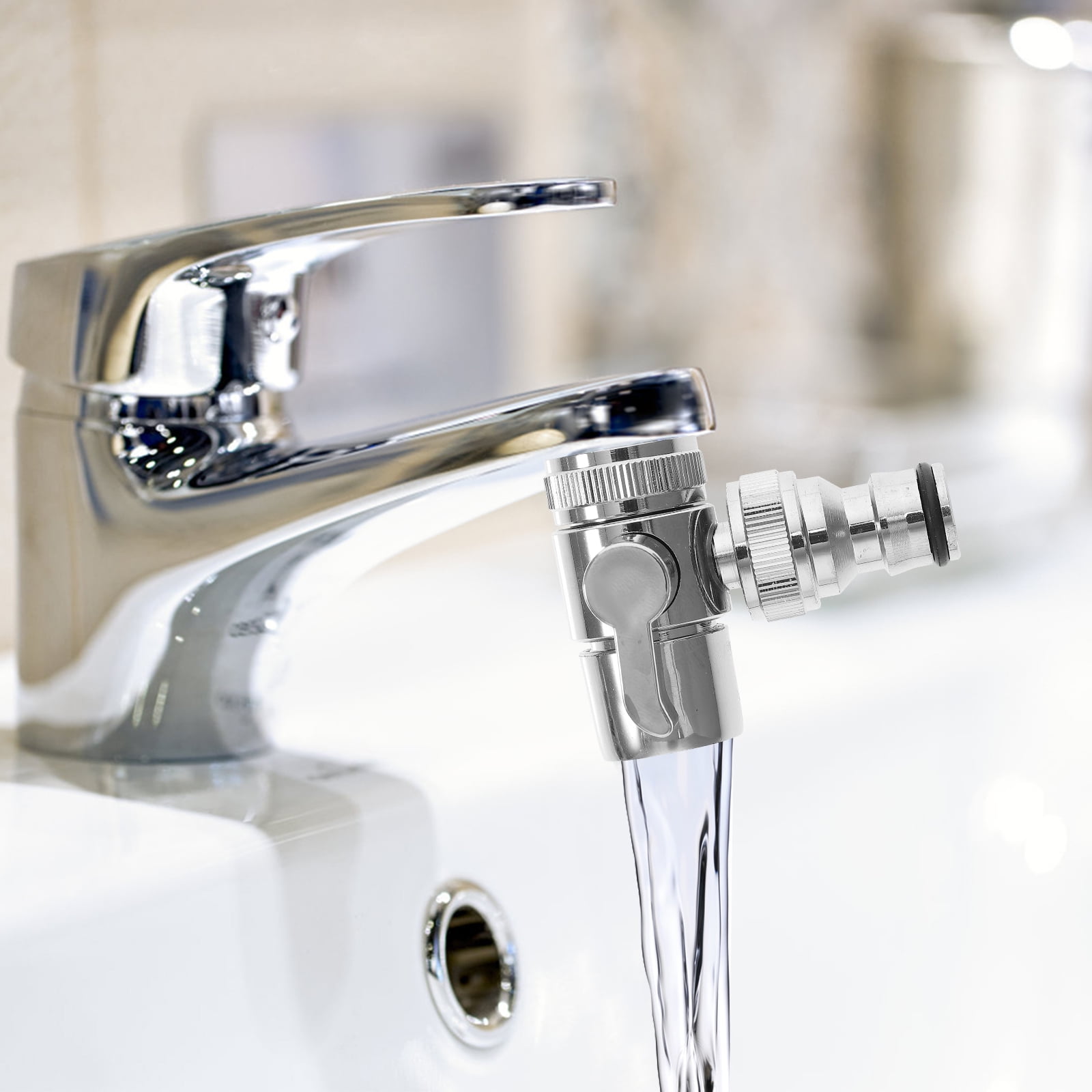 Adaptador De Universal Sink Faucet to Hose Adapter for Portable Washer Washing Machine Tap with Hot and Cold Water