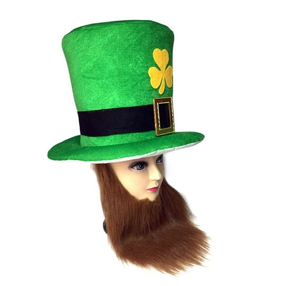 AOOOWER Leprechaun Caps Top Hat St. Patricks Day Hat Saint Patrick for St. Patricks Day