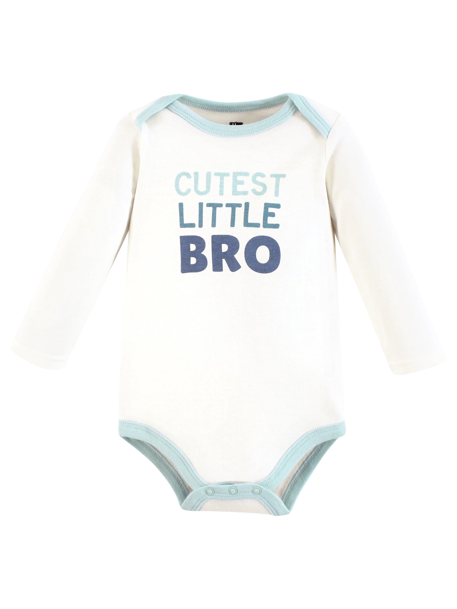 Hudson Baby Cotton Long-Sleeve Bodysuits, 3- Pack, Newborn- 24 Months