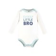 thumbnail image 2 of Hudson Baby Cotton Long-Sleeve Bodysuits, 3- Pack, Newborn- 24 Months, 2 of 5