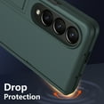 thumbnail image 4 of Allytech Slim Case for Samsung Galaxy Z Fold4, with HD Screen Protector & Adjustable Kickstand, [Hinge Protection] Anti-Fingerprint Shockproof Rugged Case for Samsung Galaxy Z Fold4 - Green, 4 of 7