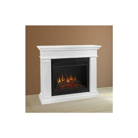 Trent Home Cinder Electric Fireplace In White Walmart Com