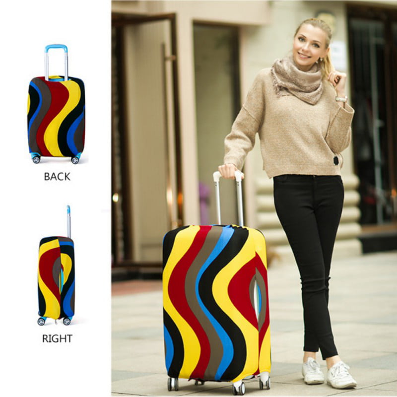 Washable Elastic Luggage Bag Cover Protector 26-30 Inches Luggage Cover Elastic Suitcase Protective Cover Travel Luggage Case Cover