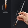 thumbnail image 4 of Milue Drawing Brush Fine Nib 5 Types Artists Brushes Portable Anti-sheding Durable, 4 of 21
