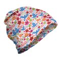 thumbnail image 1 of Cartoon Unisex Beanie, Pastoral Leaves and Flower, Hiking Outdoors, Multicolor, by Ambesonne, 1 of 1