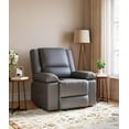 thumbnail image 2 of Garvee Power Lift Recliner Chair, Leather, Heat and Massage, Grey, 2 of 7