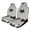 Color-3, variant on Cute Pixel Bat Flying Desert. Car Seat Covers Pack of 2 Universal Front Seat Protective Cover