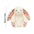 thumbnail image 6 of Kiewfjdk Easter Bunny Plush Toys Blossom Cream, 12" Soft Plush Bunny Stuffed Animal with Floppy Ears, Easter Decorations & Basket Stuffers, Long Ear Stuffed Rabbit Toys for Kids, Boys, Girls Age 3+, 6 of 9