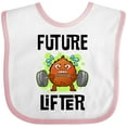 thumbnail image 3 of Inktastic Weightlifting Funny Future Lifter Boys or Girls Baby Bib, 3 of 4