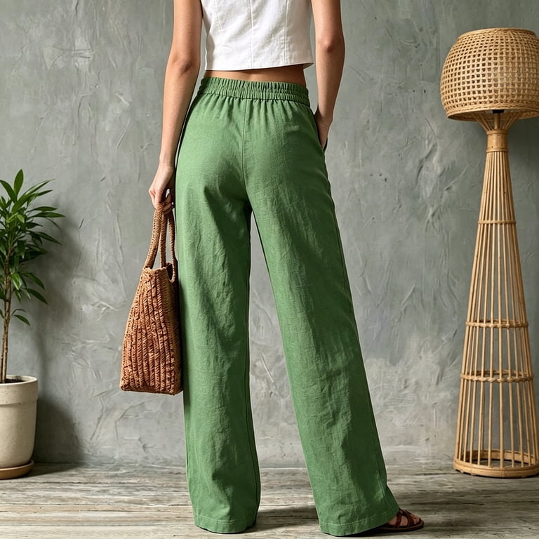 womens lined dress pants linen dress pants women Sally Linen Dress Pants