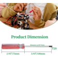 thumbnail image 2 of T20 Torx Screwdriver, 1pc Torx Security Screwdriver with Magnetic Tip, T20 5mm, 100mm Long, 2 of 7