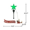 thumbnail image 6 of Mr. Christmas Christmas Tree Topper Animated Grinch Sleigh with Banner, 6 of 6