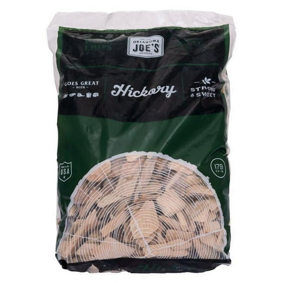 Oklahoma Joes 8011466 Char-Broil Hickory Wood Smoking Chips, 2 lbs
