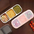 thumbnail image 6 of Stainless Steel Snack Box with Lids - 3-Section Grab & Go Food Container - Leakproof Divided Storage for Snacks, Sauces & Takeout (BPA-Free), 6 of 6