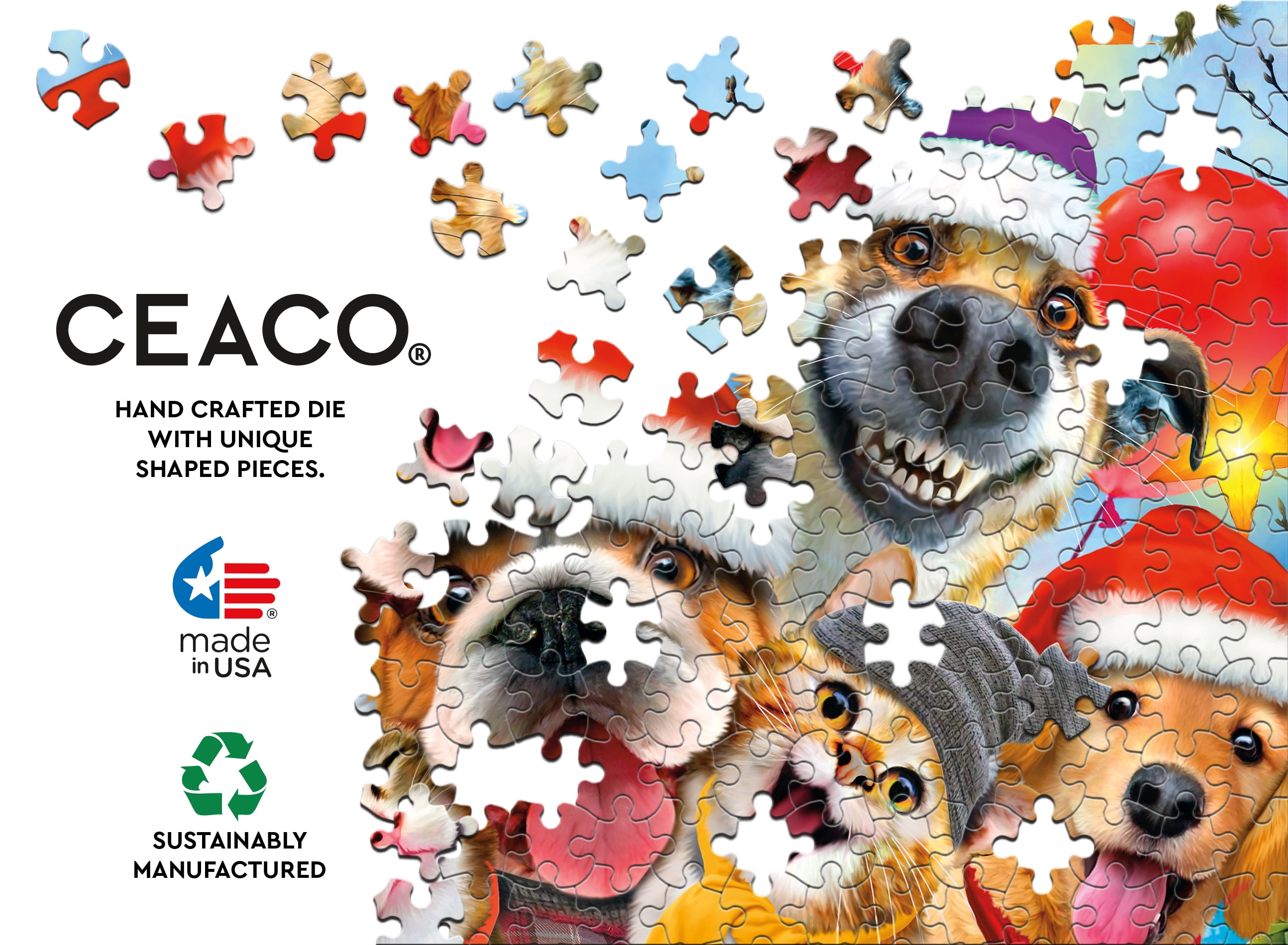 Ceaco Cats and Dogs Disney 550 Piece Interlocking Jigsaw Puzzle