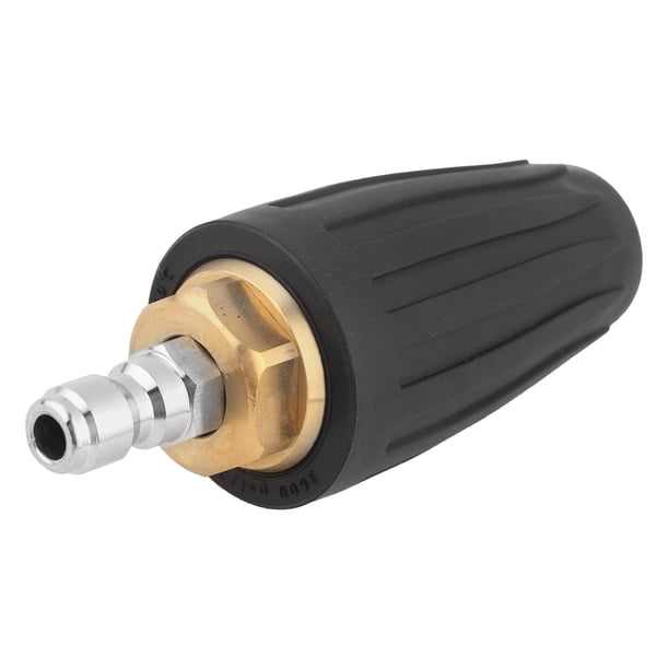 Conector Rápido De 1/4 Pulgadas, Puntas De Boquilla De Lavadora De Alta Presión, Boquilla Turbo Giratoria, Presión De 3600PSI