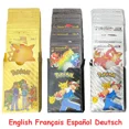 thumbnail image 2 of Card French English Spanish German Gold Colorful Vmax GX EX V Cards Pikachu Charizard Rare Collection Battle Gifts Toys, 2 of 5