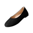 thumbnail image 2 of Flat Shoes for Women 2026 Casual Pointed Toe Slip On Ballet Flats Ballerina Womens Casual Shoes Comfortable Walking Shoes Slip On Shoes Women Business Soft Walking Shoes Comfort Dressy Flats Black 36, 2 of 6