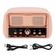 thumbnail image 1 of Mini altavoz vintage micrófono inalámbrico incorporado llamadas altavoz subwoofer para Bluetooth, 1 of 8