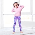 thumbnail image 5 of joogoo Girls' Leggings Bird on Marble Yoga Pants 4T, 5 of 8