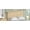Queen + Oak + MDF#909, variant on Wave Wood Grain Queen Headboard Wall Mount, 60.8 Oak MDF Bohemian Bedroom Accent - Easy 30 Min Assembly