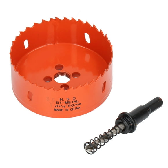Bimetal Hole Saw HSS,  Teeth, High Speed Steel, Unique Hole Design, for Wood PVC Metal