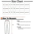 thumbnail image 3 of EQWLJWE Fashion Womens Yoga Leggings Fitness Running Gym Sports Full Knee Length Pants Women's Shorts Holiday Clearance, 3 of 6
