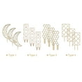 thumbnail image 2 of Mistaha Plant Support Wood Plant Climbing Frame Garden Flower Support 12 Inch Tomato Trellis for Climbing Vegetables Small Plant Flower, 2 of 8