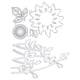thumbnail image 1 of Plantillas troqueladas, troqueles de corte de metal, máquina de estampado de girasoles, troqueles navideños, logre más, 1 of 14