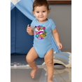 thumbnail image 2 of Comic Style Icons Bodysuit Infant -Image by Shutterstock,  18 Months, 2 of 4