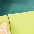 thumbnail image 3 of Cielo Terrace 6-Piece Outdoor Wood Conversation Set with Cushions, Green, 3 of 6